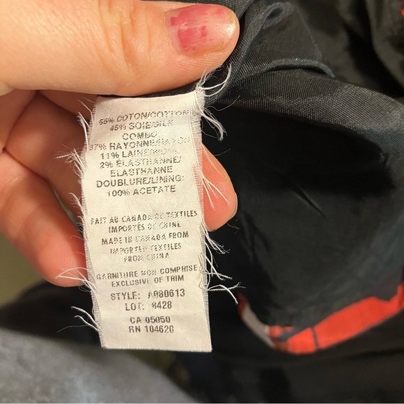 Jacob rust orange cotton silk blend dress 6 - Picture 6 of 14